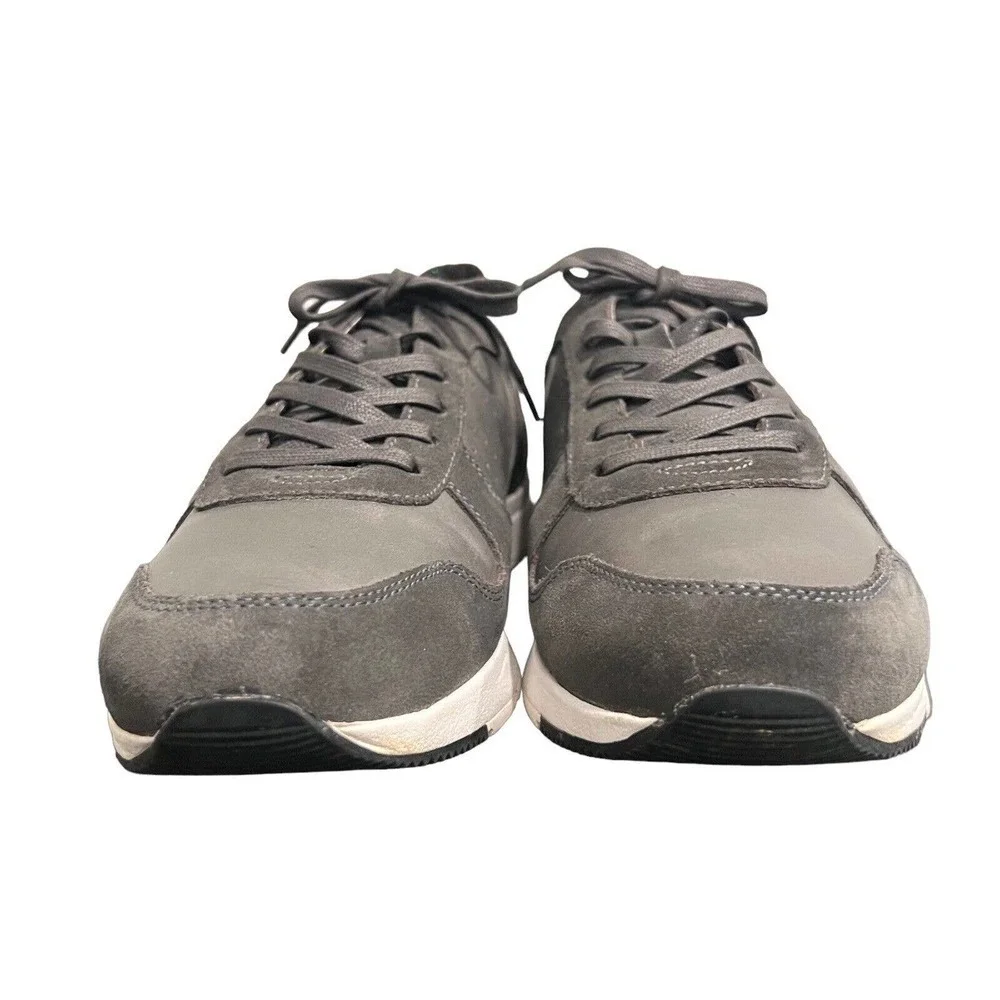 Banana Republic Gray Suede Leather Sneakers Mens Size 11.5 Fashion